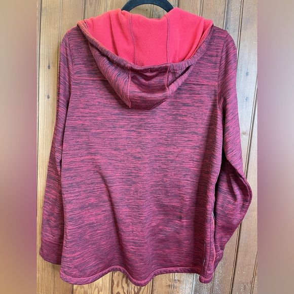 L.L. Bean Women's Red Fleece Jacket Large - Picture 7 of 9